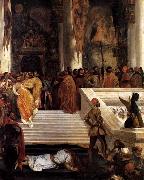 Eugene Delacroix The Execution of Doge Marino Faliero oil painting
